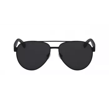 Óculos de sol quadrados unissexo LACOSTE L185S-6014001 vermelho Havana 60/14/140 mm