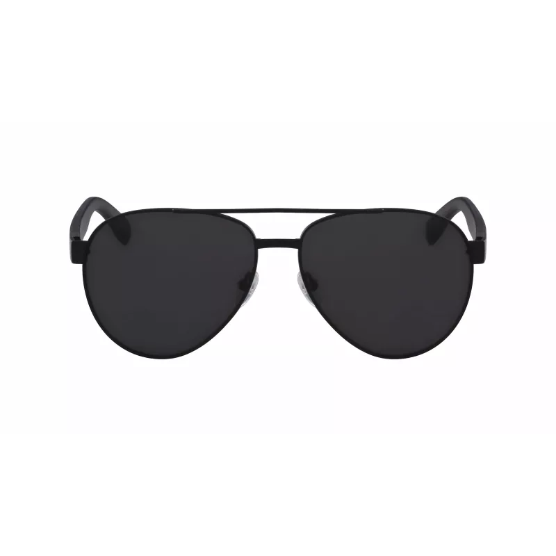 Óculos de sol quadrados unissexo LACOSTE L185S-6014001 vermelho Havana 60/14/140 mm