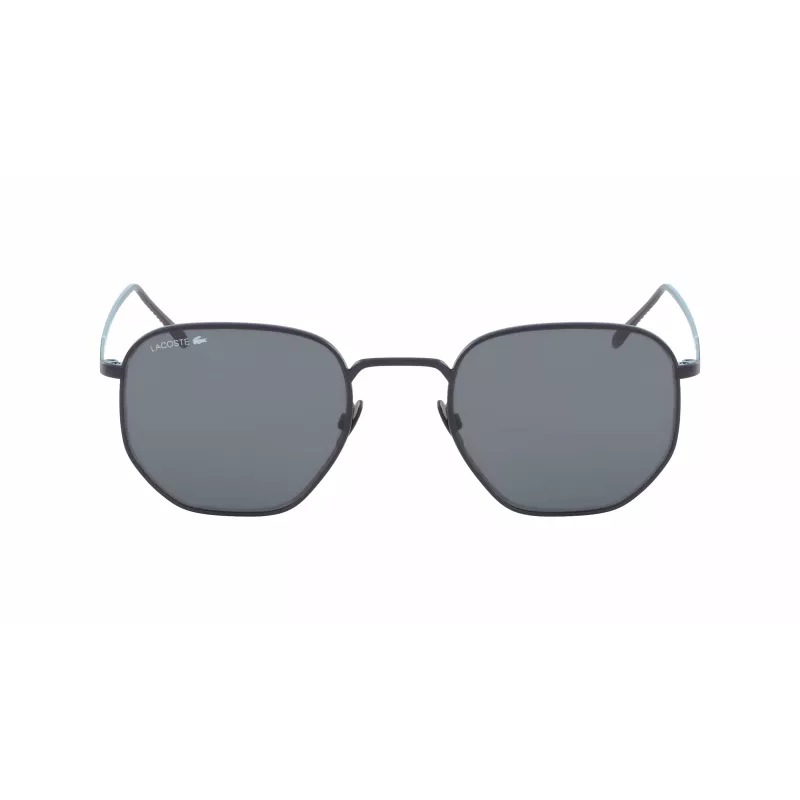 Óculos de sol retangulares unissexo Lacoste L206S-424 azul-marinho cinzento 51mm