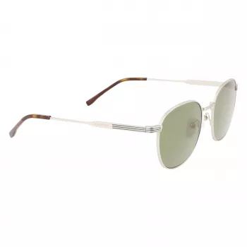Óculos de sol retangulares unissexo Lacoste L251S-40 Armação azul-escura Lentes cinzentas 52mm