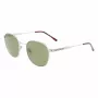 Óculos de sol retangulares unissexo Lacoste L251S-40 Armação azul-escura Lentes cinzentas 52mm