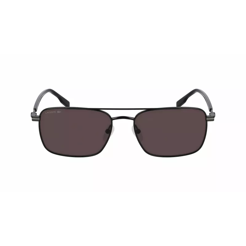 Óculos de sol de homem Lacoste L264S 58/17/145 mm armação preta lentes cinzentas