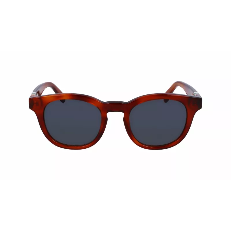 Lacoste L6006S-218 Óculos de sol para homem armação Havana lentes cinzentas 49mm