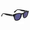 Lacoste L6015SN-1 Óculos de Sol Unissexo Armação Preta Lentes Cinzentas 49mm