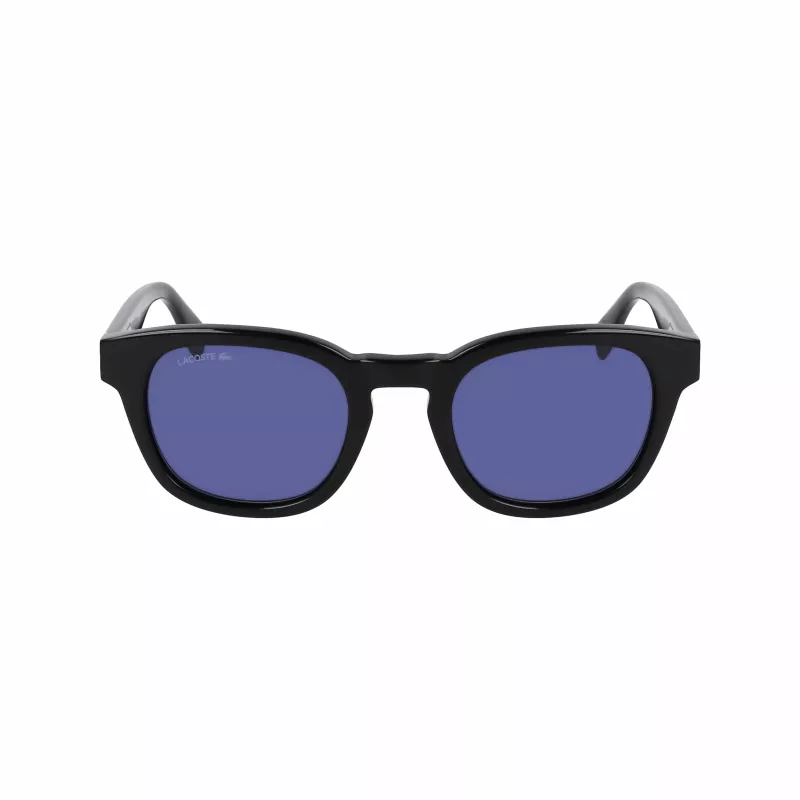 Lacoste L6015SN-1 Óculos de Sol Unissexo Armação Preta Lentes Cinzentas 49mm