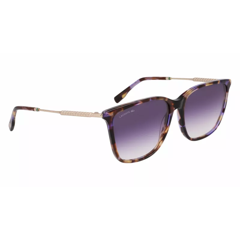 Óculos de sol de mulher Lacoste L6016S-219 Havana Castanho Quadrado Acetato