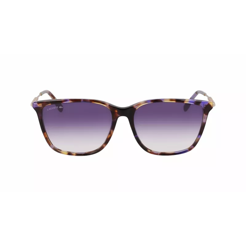 Óculos de sol de mulher Lacoste L6016S-219 Havana Castanho Quadrado Acetato