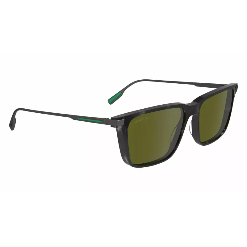 Óculos de sol Lacoste L6017S5517240 retangulares Havana para homem - Lentes castanhas 55/17/145 mm