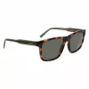 Lacoste L6025S-214 Óculos de sol retangulares de homem - Havana/cinzento - 56/17/145 mm