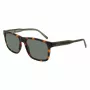 Lacoste L6025S-214 Óculos de sol retangulares de homem - Havana/cinzento - 56/17/145 mm