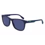 Óculos de sol retangulares de homem Lacoste L6031S-424 - armação azul, lentes cinzentas, UV400