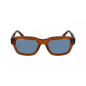 Lacoste L6048S-210 Óculos de sol quadrados unissexo Havana castanho 51mm