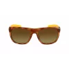 Óculos de sol unissexo Lacoste L664S - armação preta lentes cinzentas 55mm