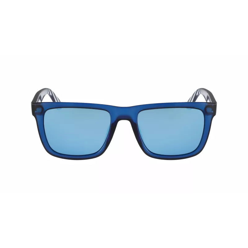 Lacoste L750S-5419424 Óculos de sol de homem - armação em acetato castanho-escuro Havana, lentes em policarbonato castanhas, 54/19/140 mm
