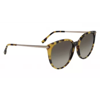 Óculos de sol de mulher Lacoste L928S-214 Havana castanho degradê 56 mm