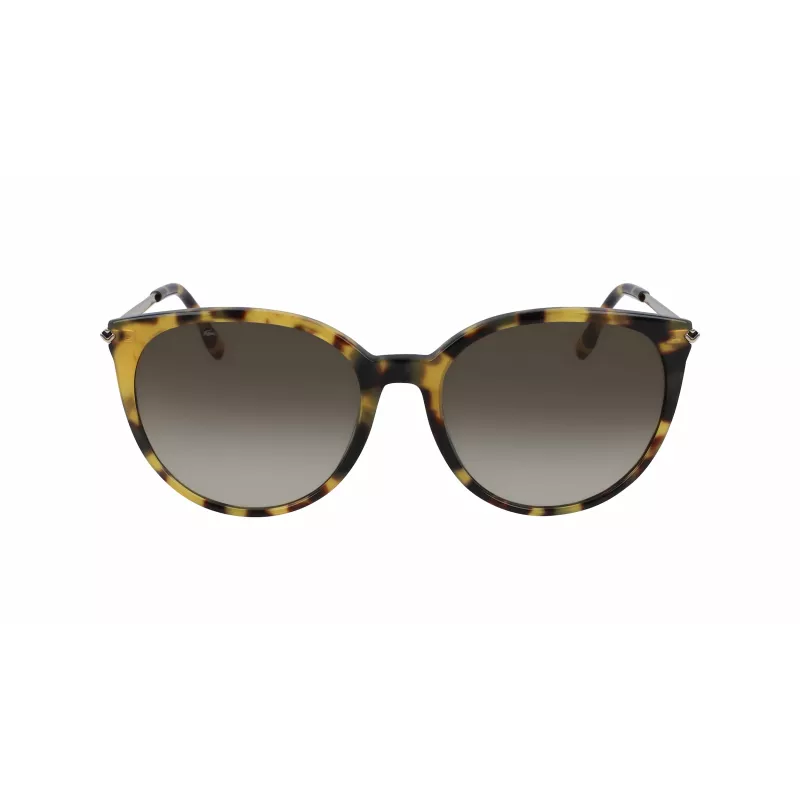 Óculos de sol de mulher Lacoste L928S-214 Havana castanho degradê 56 mm