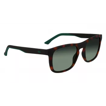 Óculos de sol de homem Lacoste L956S-230 Havana castanho retangular acetato 55mm