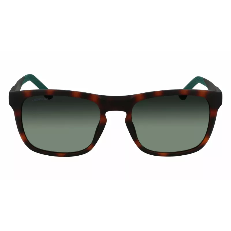 Óculos de sol de homem Lacoste L956S-230 Havana castanho retangular acetato 55mm