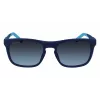 Óculos de sol de homem Lacoste L956S 401, armação azul, lentes cinzentas, 55 mm