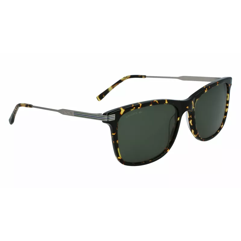 Óculos de sol de homem Lacoste L960S-430, armação azul, lentes cinzentas, 56 mm
