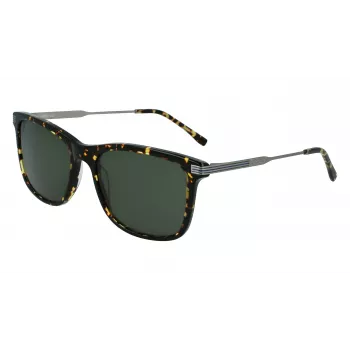Óculos de sol de homem Lacoste L960S-430, armação azul, lentes cinzentas, 56 mm