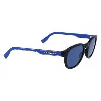 LACOSTE L968SX-002 Óculos de sol unissexo armação preta lentes cinzentas 51mm