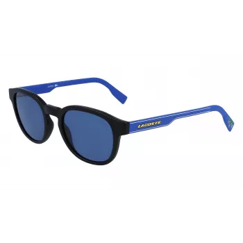 LACOSTE L968SX-002 Óculos de sol unissexo armação preta lentes cinzentas 51mm