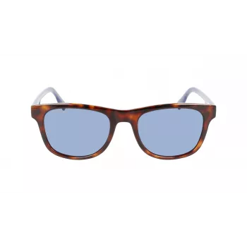 Óculos de sol quadrados unissexo Lacoste L969S-230 Havana castanho 54 mm