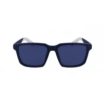 Lacoste L999S-401 Óculos de sol para homem - armação de acetato Havana, lentes de policarbonato azuis, proteção UV400