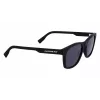 Óculos de sol retangulares de homem Lacoste L988S-2 - armação preta lentes cinzentas 54mm