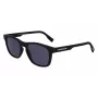 Óculos de sol retangulares de homem Lacoste L988S-2 - armação preta lentes cinzentas 54mm