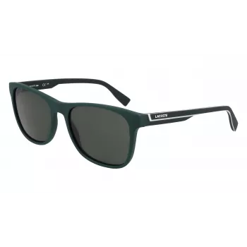Lacoste Óculos de sol retangulares para homem L6031S-301 Havana verde 56/18/145 mm