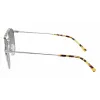 Óculos de sol Lacoste homem L241S-045 cinzento escuro retangulares aro completo acetato UV400