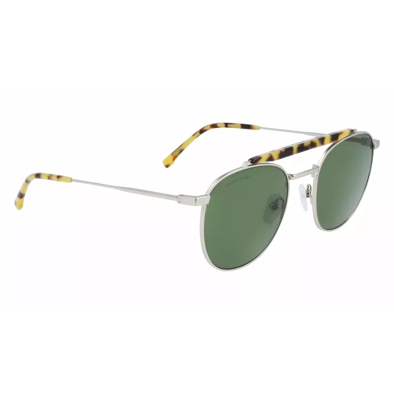 Óculos de sol Lacoste homem L241S-045 cinzento escuro retangulares aro completo acetato UV400