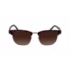 Óculos de sol Lacoste L266S-214 para homem Havana castanho retangular acetato UV400