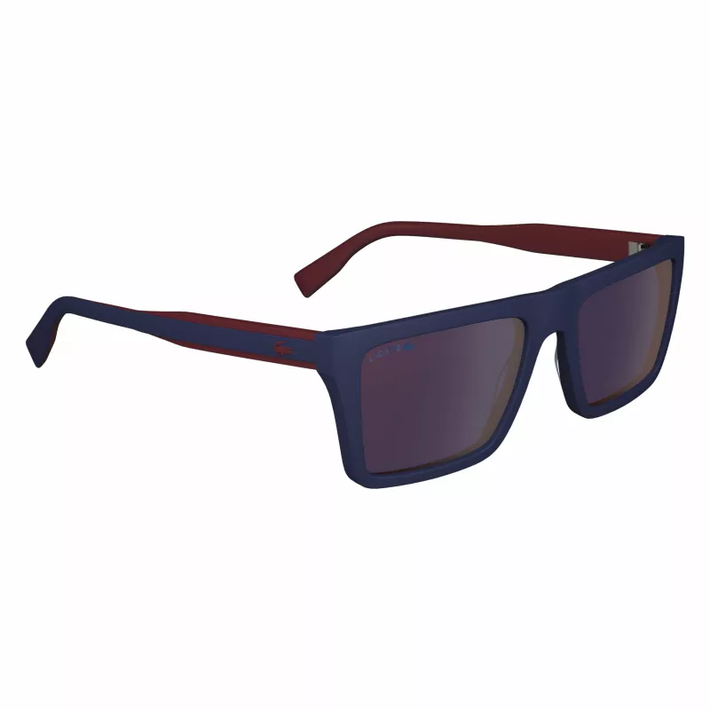 Óculos de sol de homem Lacoste L6009S-424 armação azul lentes cinzentas degradê 56/19/145 mm