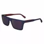 Óculos de sol de homem Lacoste L6009S-424 armação azul lentes cinzentas degradê 56/19/145 mm