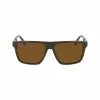 Óculos de sol Lacoste homem L6027S-275 Havana em acetato retangulares 57mm