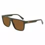 Óculos de sol Lacoste homem L6027S-275 Havana em acetato retangulares 57mm