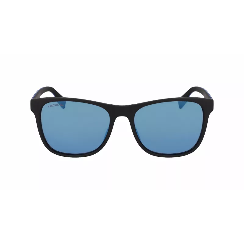 Lacoste óculos de sol para homem L6031S-002 quadrados armação preta lentes cinzentas 56/18/145 mm