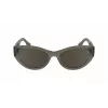 Lacoste óculos de sol para mulher L6013S5418210 armação quadrada de acetato Havana lentes castanhas degradê 54mm