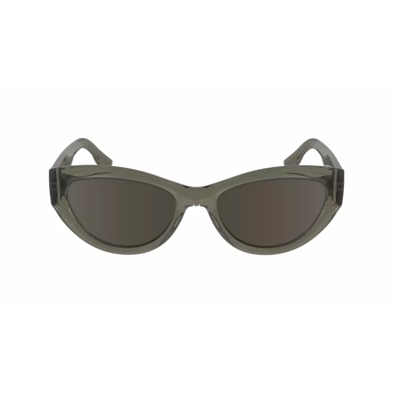 Lacoste óculos de sol para mulher L6013S5418210 armação quadrada de acetato Havana lentes castanhas degradê 54mm