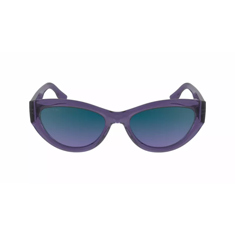 Óculos de sol de mulher Lacoste L6013S5418513 - armação retangular em acetato com proteção UV400 - 54/18/140 mm