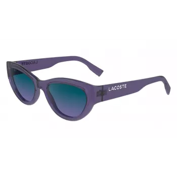 Óculos de sol de mulher Lacoste L6013S5418513 - armação retangular em acetato com proteção UV400 - 54/18/140 mm