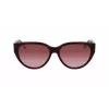 Lacoste Óculos de Sol Mulher L985S-603 Armação Borgonha Lentes Cinzentas Degradê 59mm