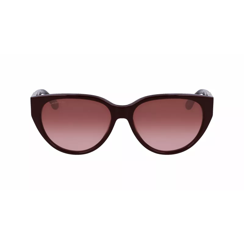Lacoste Óculos de Sol Mulher L985S-603 Armação Borgonha Lentes Cinzentas Degradê 59mm