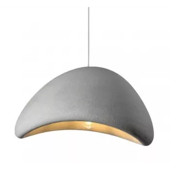 Lâmpada Suspensa Ellama 30cm Preto Metal E27 Candeeiro de Teto Industrial