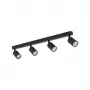 Foco de luz Lamp Spot Light Top GU10 4x10W preto