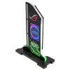 Suporte vertical para GPU Lamptron com ecrã - preto
