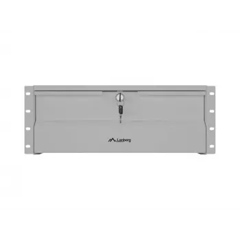 Prateleira LANBERG 19 polegadas 4U 360mm cinzenta (4U/483x360mm, capacidade de carga até 90kg, montagem em 4 pontos)